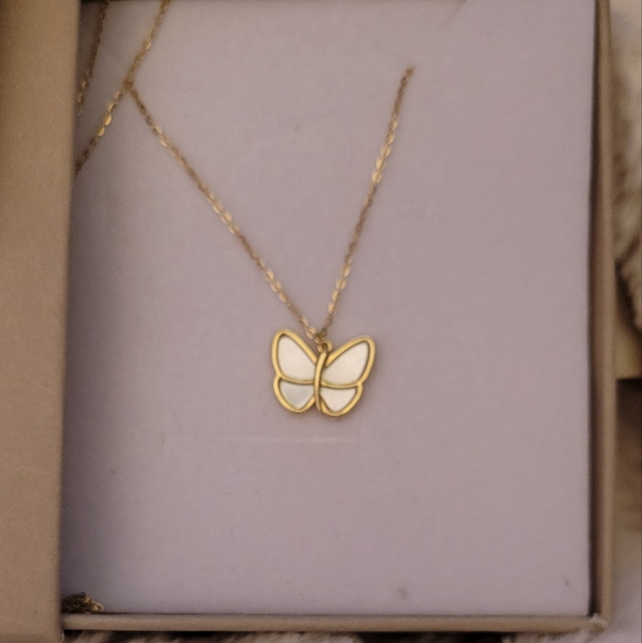 Oradina- Flutter By Necklace 14k - Picture 1 of 6